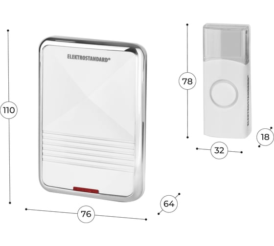 Электрический бытовой дверной звонок Elektrostandard / DBQ11M AC 36M IP44 / Белый a031379