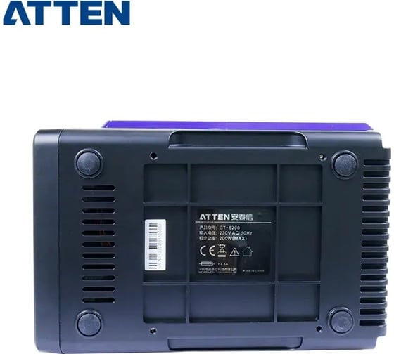 Цифровая двухканальная паяльная станция ATTEN 200 Вт (220 В) с GT-Y130 (130 Вт) и GT-N100 GT-6200