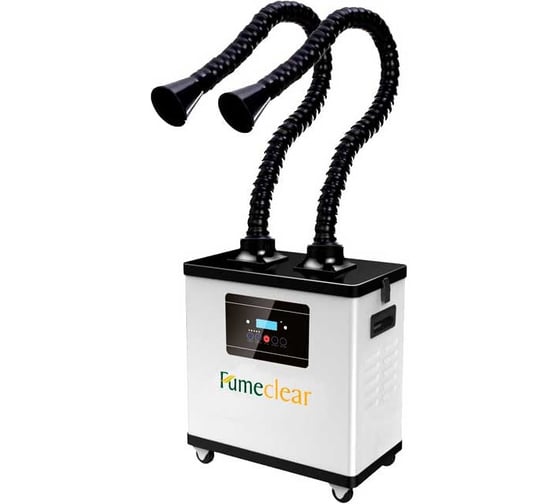 Дымоуловитель FUMECLEAR fc-1002 с дымоприемниками 2x50мм FC-1002-50