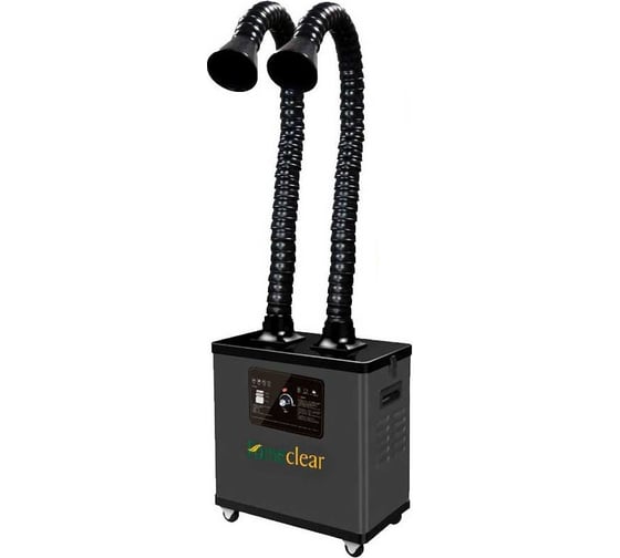 Дымоуловитель FUMECLEAR fc-1002a с дымоприемниками 2x75мм FC-1002A-75 1