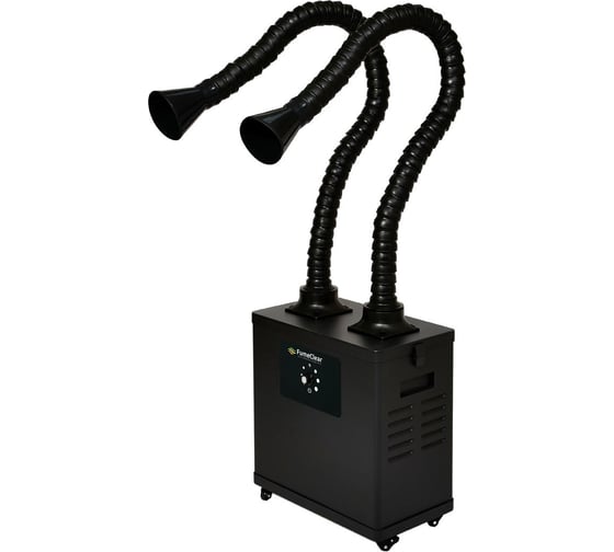 Антистатический дымоуловитель FUMECLEAR fc-1002a с дымоприемниками 2x50мм FC-1002A-50-ESD