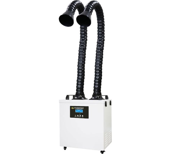 Дымоуловитель FUMECLEAR fc-3002 с дымоприемниками 2x50мм FC-3002-50