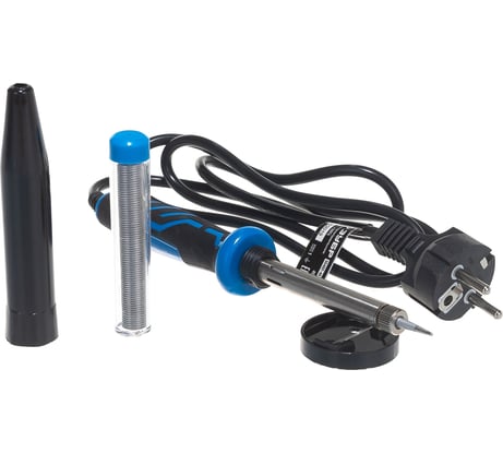 Электропаяльник ЗУБР ЭКСПЕРТ, 2-комп. рукоятка, жало ДСС, форма конус, 40Вт 55402-40