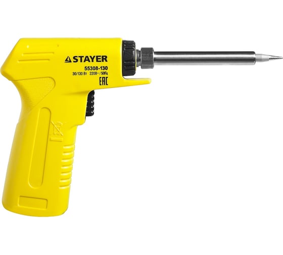 Электропаяльник STAYER Proterm 30-130Вт 55308-130