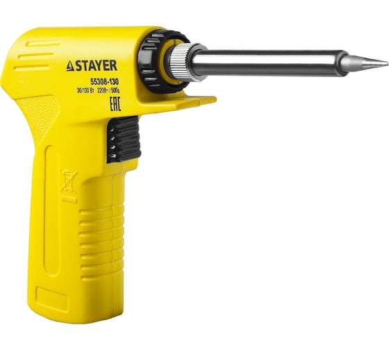 Электропаяльник STAYER Proterm 30-130Вт 55308-130