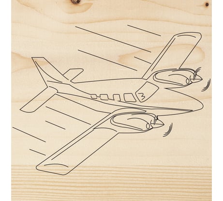 Доска для выжигания REXANT Самолет 12-0915