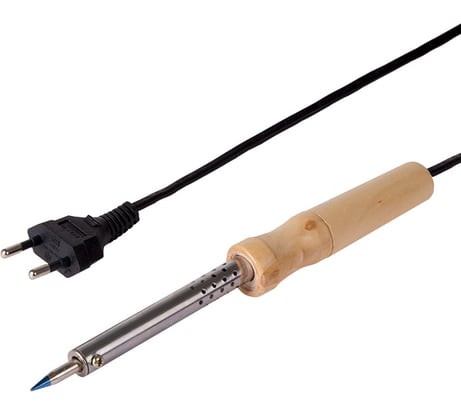 Паяльник PROCONNECT ПД 220В 65Вт деревянная ручка блистер 12-0176-4