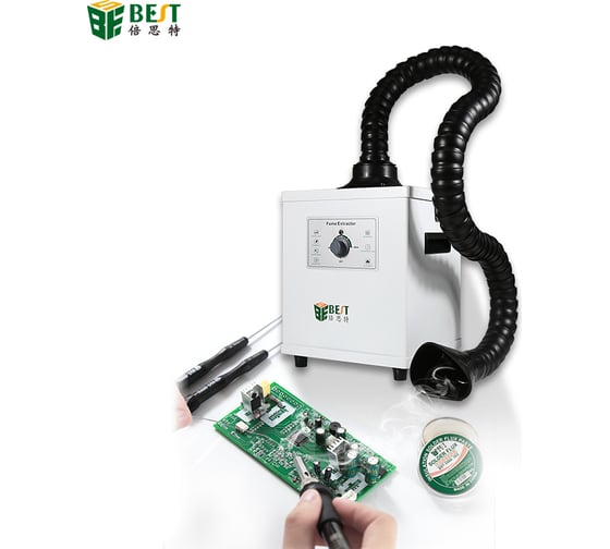 Дымоуловитель BestTool BST-495 150Вт, 1 канал, 1.5 м труба, 3 типа фильтров 145806