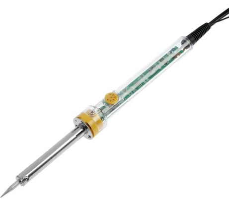 Паяльник ТУНДРА долговечное жало, регулировка 200-450 градусов, 40Вт, 220В 1965019