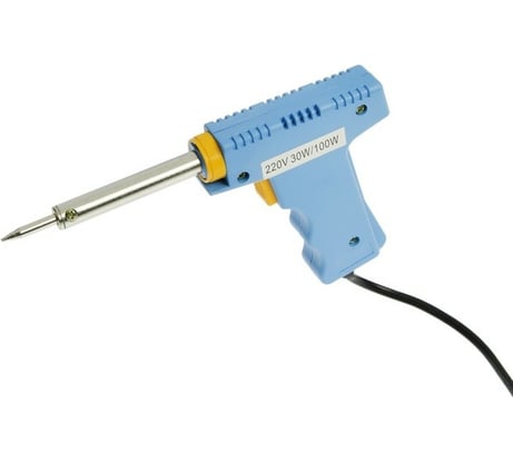 Паяльник-пистолет с регулировкой мощности ТУНДРА 30-100Вт, 220В 1026065