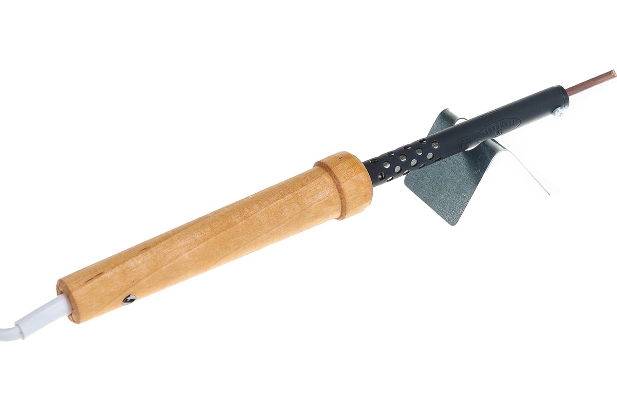 Электрический паяльник СИБРТЕХ ЭПСН-25/220 деревянная ручка Россия ...