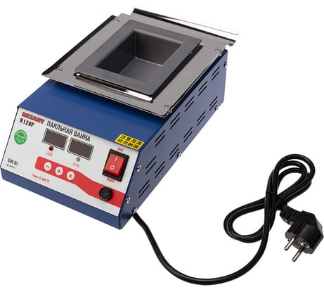 Цифровая паяльная ванна REXANT модель R128F, 500 Вт, 100х70х45 мм, 0-600 C, бессвинцовая, 09-9411