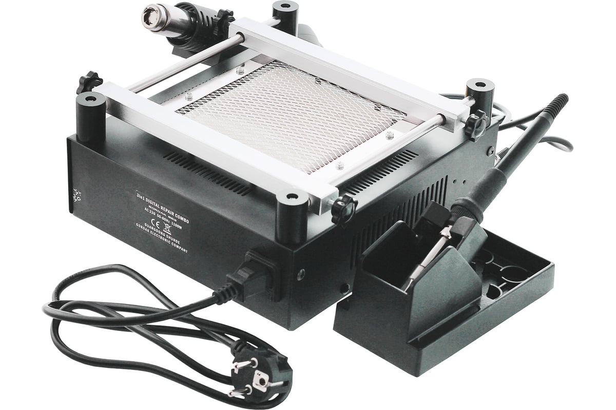 Цифровая паяльная станция МЕГЕОН 3 в 1 00363 к0000032101 - выгодная ...