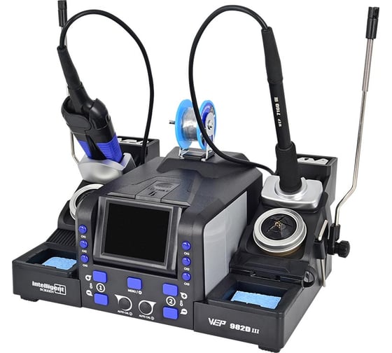 Станция паяльная W.E.P 982D-III термопинцет + паяльник С210 М7767342