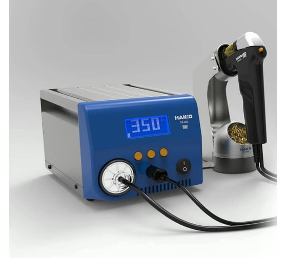 Демонтажная установка HAKKO регулировка t=350-500С, демонтажный пистолет FR400-05