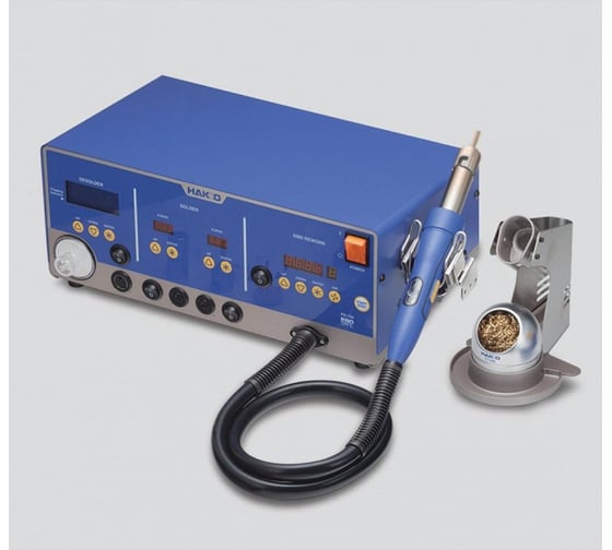 4-х канальная ремонтная станция HAKKO с пайкой горячим воздухом, 50-600гр FR702-58