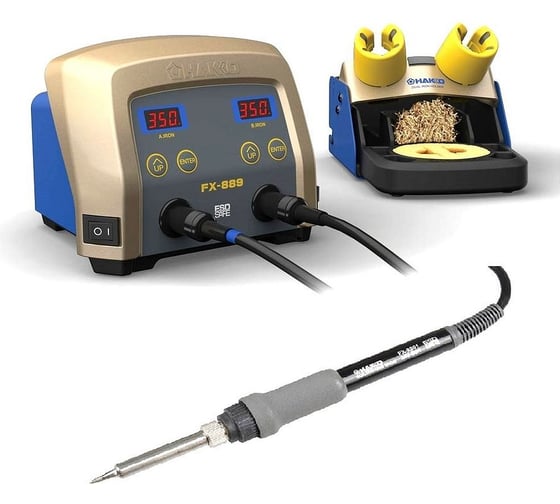 Двухканальная паяльная станция HAKKO FX889-08