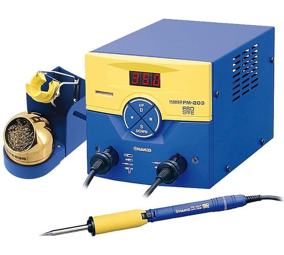 Двухканальная станция HAKKO 140 Вт, FM203-20 1