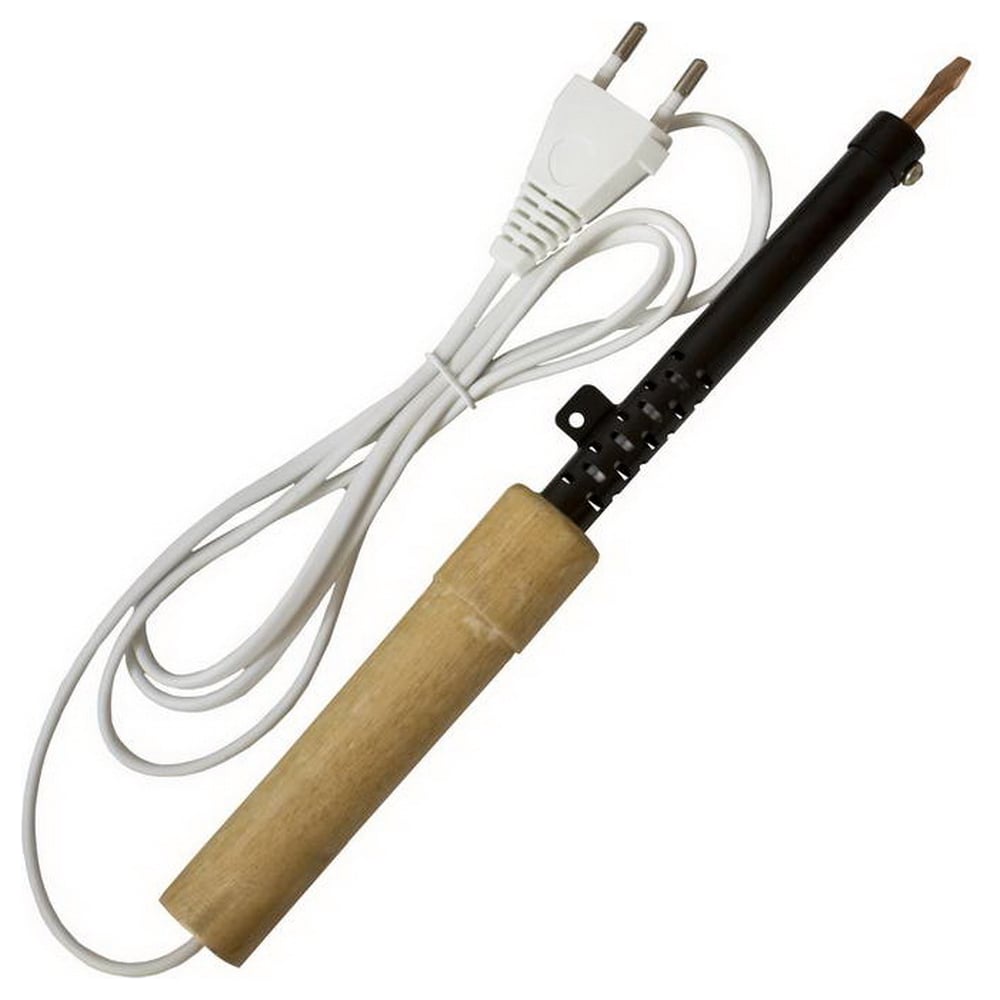 Паяльник RUICHI ЭПСН 220 В, 25 Вт, деревянная ручка 113153 - выгодная ...