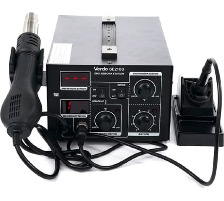 Станция паяльная двухканальная Verdo SE2103 SE210300