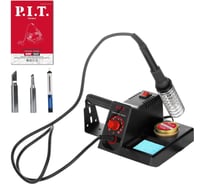 Станция паяльная P.I.T. 60Вт, рег.темп., 200-480С, подставка, подвес, световой индикатор работы PEC60-C