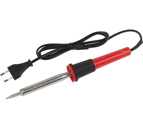 Паяльник ЭРА Лидер с двухкомпонентной рукояткой, жало Long life, 230 В, 100 Вт PL02100 W Б0046950