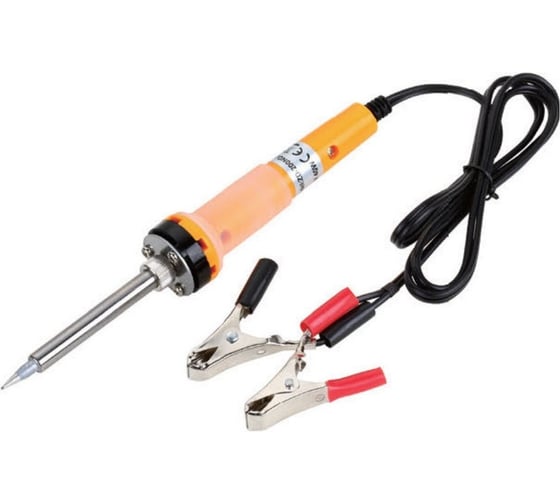 Паяльник автомобильный с разъемом крокодил Zhongdi ZD-200NDJ 40W - 12V 88-2073 00-00016521