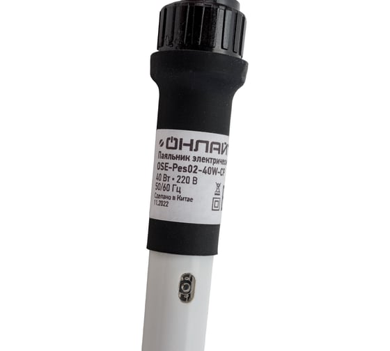 Паяльник ОНЛАЙТ OSE-Pes02-40W-CP темп, клин прямой 90001
