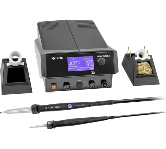 Паяльная станция Ersa ESD i-CON VARIO 2 MK2 с i-TOOL AIR S и i-TOOL MK2 0ICV2005AI