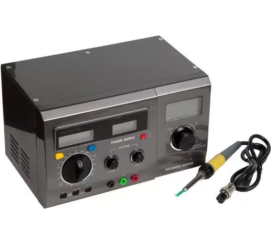 Станция цифровая паяльная Zhongdi ZD-8901 антистатическая+мультиметр+регулир.источник питания(для свинцовой и бессвинцовой пайки) 89-0102 00-00017529