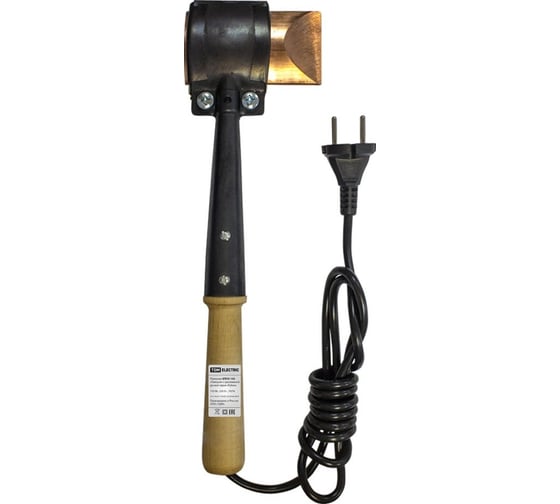 Паяльник TDM ELECTRIC ЭПСН-250, Топорик, деревянная ручка, мощность 250 Вт, 230 В, подставка, Рубин SQ1025-0508