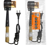 Паяльник TDM ELECTRIC ЭПСН-150, Топорик, деревянная ручка, мощность 150 Вт, 230 В, подставка, Рубин SQ1025-0506