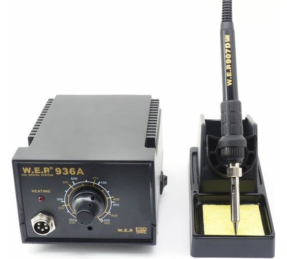 Антистатический паяльник W.E.P 936A 60Вт М0951873