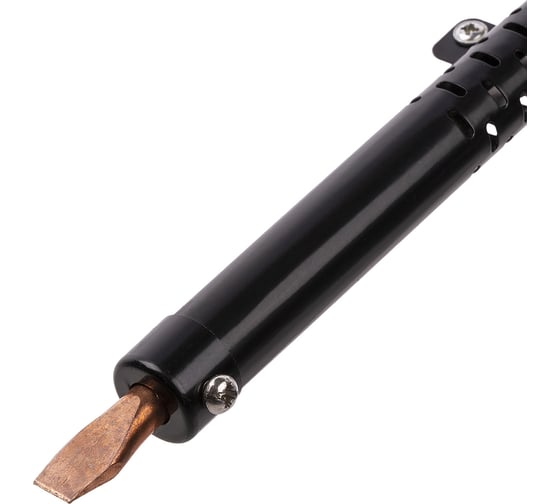 Паяльник TDM ELECTRIC ПД-100, ЭПСН, мощность 100 Вт, 230 В, деревянная ручка, плоское жало, Гранит SQ1025-0405