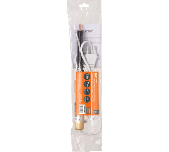 Паяльник TDM ELECTRIC ПД-25, ЭПСН, мощность 25 Вт, 230 В, деревянная ручка, плоское жало, Гранит SQ1025-0401