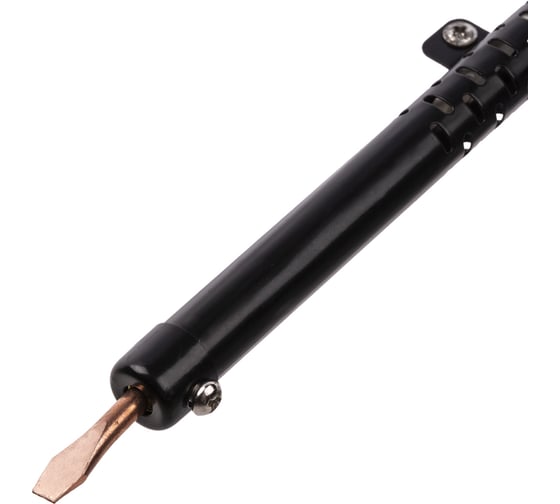 Паяльник TDM ELECTRIC ПД-40, ЭПСН, мощность 40 Вт, 230 В, деревянная ручка, плоское жало, Гранит SQ1025-0402