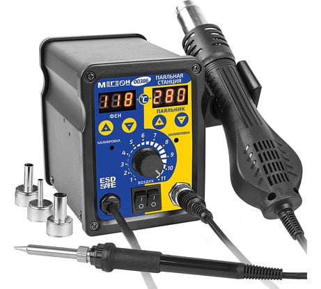 Паяльная станция МЕГЕОН 2 в 1 00386 к0000036392
