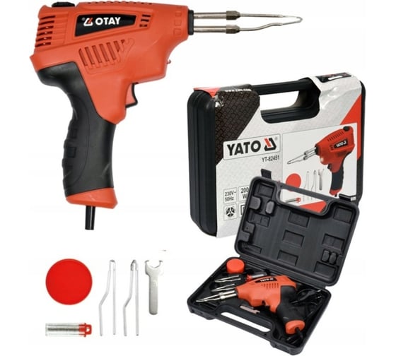 Импульсный электрический паяльник YATO 180 W YT-8245