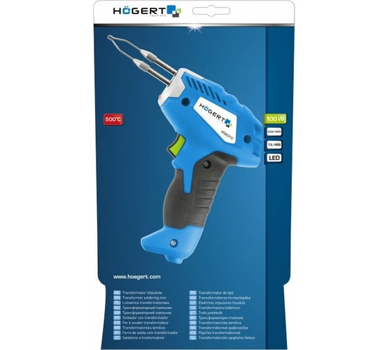 Паяльник HOEGERT TECHNIK HOEGERT 100 Вт HT2C310