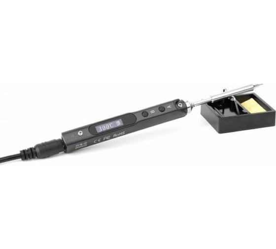 Цифровой портативный паяльник BAKU IQFUTURE IQ-SSI65, 65W, TS Series, черный 893126