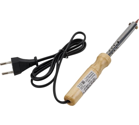 Паяльник ОНЛАЙТ 90 198 ose-pes05-100w-cp (дерево, клин прямой) 90198
