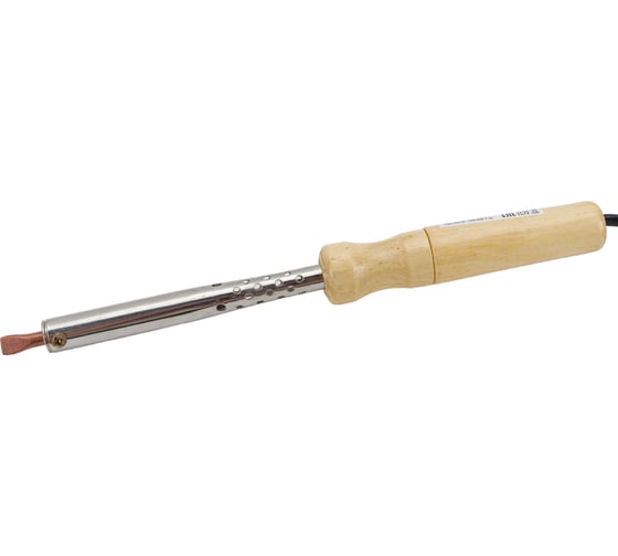 Паяльник ОНЛАЙТ 90 198 ose-pes05-100w-cp (дерево, клин прямой) 90198