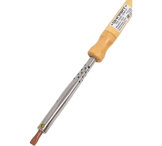 Паяльник ОНЛАЙТ 90 199 ose-pes05-120w-cp (дерево, клин прямой) 90199