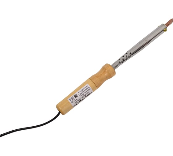 Паяльник ОНЛАЙТ 90 199 ose-pes05-120w-cp (дерево, клин прямой) 90199