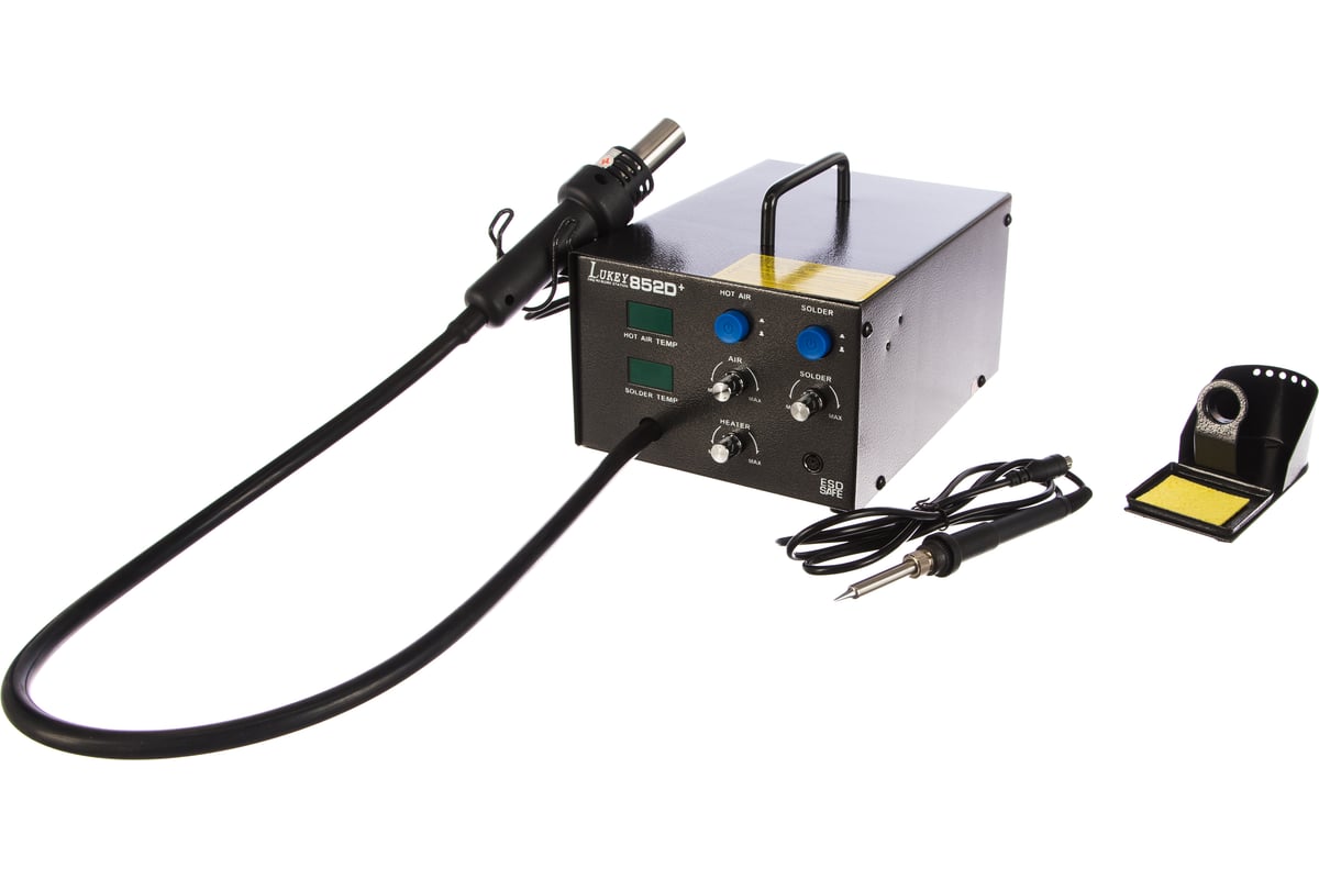 Компрессорная паяльная станция LUKEY 852D+ 2392 - выгодная цена, отзывы ...