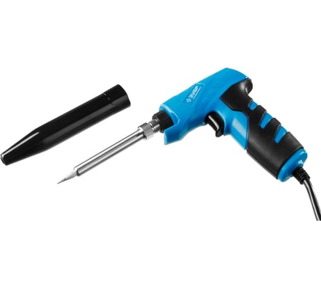 Электропаяльник ЗУБР Профессионал пистолетного типа 30Вт/130Вт, конус 55408_z01