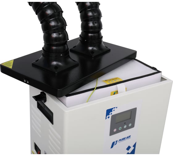 Дымоуловитель PURE-AIR pa-300td-iq с дымоприемниками 2x75мм PA-300TD-IQ75