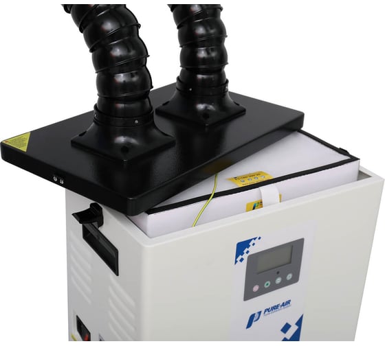 Дымоуловитель PURE-AIR PA-500TD-IQ с дымоприемниками 2x75мм PA-500TD-IQ75