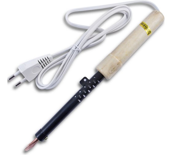 Паяльник Belsis 60 Вт, классическая деревянная ручка BSI0460 1