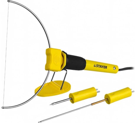 Прибор для художественной резки пенопласта и пластика STAYER MASTER MAXtermo 3 насадки, 7Вт 45257-H3